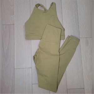 Lululemon align leggings and energy bra